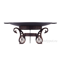 Садж 43 см (чугун) + подставка "Турецкая"