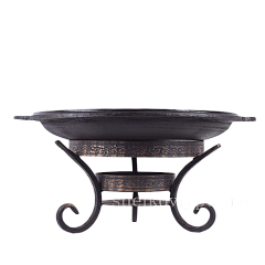 Садж-крышка 37,5 см (чугун) + подставка под садж "Шелковый путь"