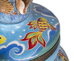 Тандыр "Морской" с откидной крышкой