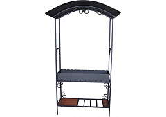 Мангал дачный с крышей АМ18М