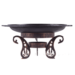 Садж-крышка 37,5 см (чугун) + подставка "Турецкая"