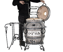 Тандыр "Африка" с откидной крышкой