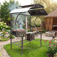Мангал "Универсал Люкс" с дымоходом