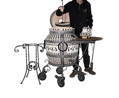 Тандыр "Африка" с откидной крышкой