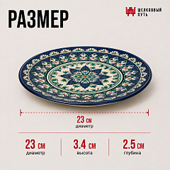 Тарелка 23см