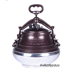 Афганский казан на 20л полированный, с ручками