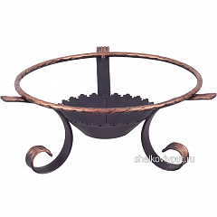 Садж-крышка 37,5 см (чугун) + подставка под садж "Эллада"