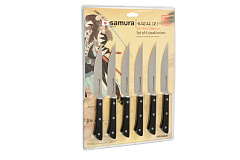 Набор стейковых ножей Samura Harakiri SHR-0260B