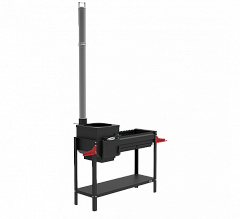 Мангал Искандер с печью под казан 360 Стандарт