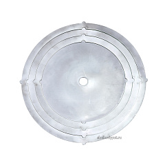 Вставка с кольцами для очага "Plover" из нержавеющей стали (3 мм)