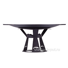 Садж 43 см (чугун) + подставка "Кавказ"