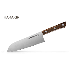 Нож Сантоку SAMURA HARAKIRI SHR-0095WO/K (рукоять с рисунком дерева)