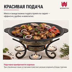Крышка-садж чугунная 37,5см Наманган