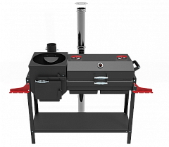 Печь-мангал "Искандер 400 стандарт эйр с крышкой гриль и решеткой"