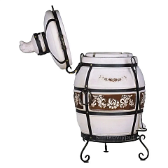 Набор "Премиум": Тандыр "Казачий" с откидной крышкой, с термометром + аксессуары