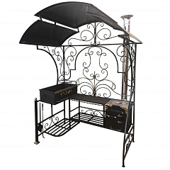 Универсальный мангал "Элит-Б" с дымоходом