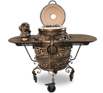 Тандыр "Посейдон" с откидной крышкой, с 2-я столиками