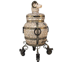 Тандыр "Золотое руно" с откидной крышкой