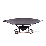 Садж 43 см (чугун) + подставка "Афина"