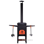 Казан чугунный 12л Камская Посуда с крышкой-сковородой Биол + печь "Plovman"