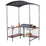 Мангал с крышей, дачный АМ20 (толщина жаровни 3 мм, без аксессуаров)