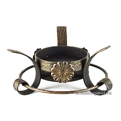 Садж-крышка 37,5 см (чугун) + подставка под садж "Товуз"