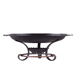Садж-крышка 37,5 см (чугун) + подставка под садж "Афина"