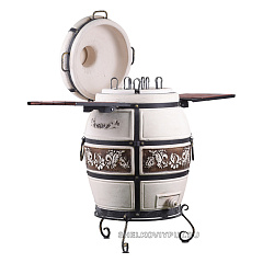 Набор "Стандарт плюс": Тандыр "Казачий" с откидной крышкой со столиками, с термометром + аксессуары