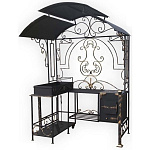 Мангал с крышей "Супер Комфорт" Премиум (Толщина стали жаровни 3 мм)