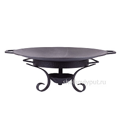 Садж 43 см (чугун) + подставка "Стамбул"