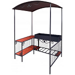 Мангал-беседка АМ26 (толщина жаровни 3 мм, без аксессуаров)