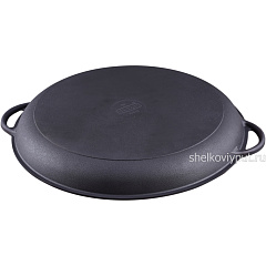 Крышка-сковорода чугунная 45см Ситон