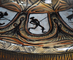 Тандыр "Охота" с откидной крышкой