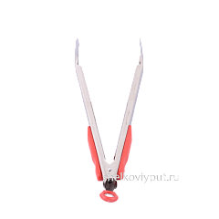 Щипцы многофункциональные 34 см с виниловым покрытием (красные)