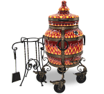 Тандыр "Огненный" с откидной крышкой, без столика