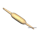 Скалка для теста "Джуа" (для самсы, манты, лагмана)