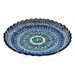 Тарелка с рифлеными краями 28см