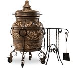 Тандыр "Посейдон" с отдельной крышкой, без столика