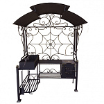 Мангал "Паучок" (Толщина стали жаровни 3 мм, толщина стали печи 3 мм)