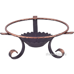 Садж 42 см (чугун) + подставка "Эллада"