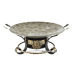 Садж 35 см (нержавеющая сталь) + подставка "Товуз"