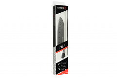 Нож кухонный "Samura Mo-V Stonewash" Сантоку 180 мм, G-10 SM-0094B/K