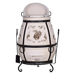 Набор "Стандарт": Тандыр "Степной NEW" с откидной крышкой, с термометром + аксессуары