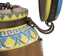 Тандыр "Голубая лилия" с откидной крышкой