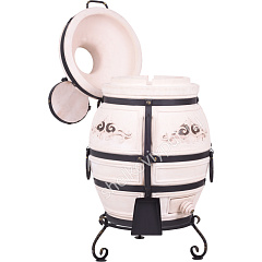 Набор "Стандарт плюс": Тандыр "Аполлон с откидной крышкой, со столиками с термометром + аксессуары