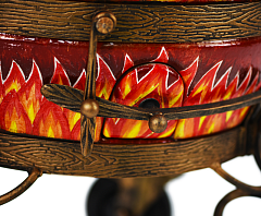 Тандыр "Огненный" с откидной крышкой