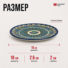 Тарелка 18см