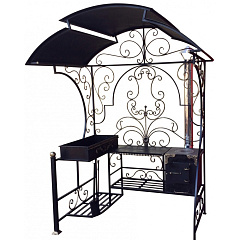 Универсальный мангал "Элит-Б" с дымоходом