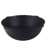 Казан чугунный 18л Камская Посуда (плоское дно) без крышки