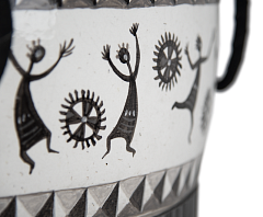 Тандыр "Африка" с откидной крышкой